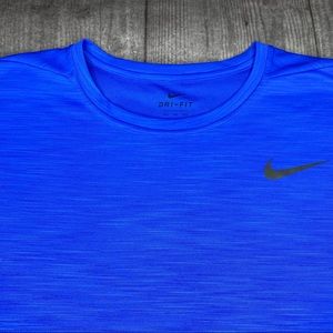 Nike Dri-Fit men sport shirt XXL tall blue